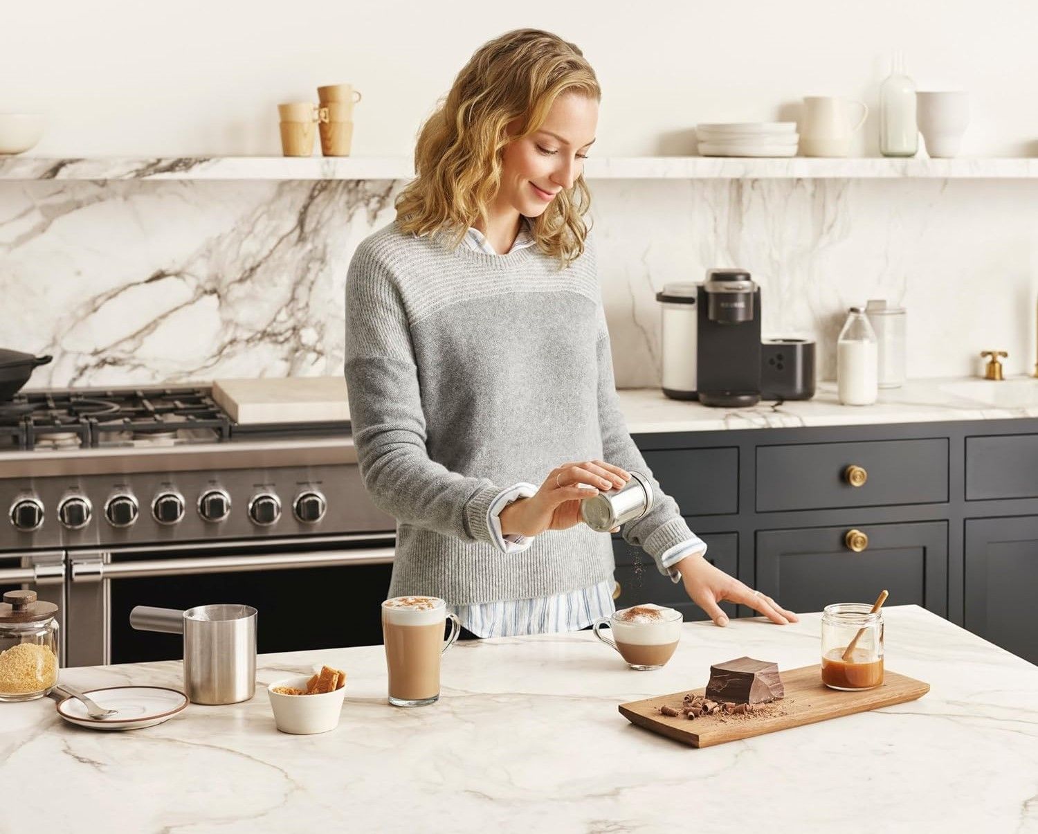 make cappuccino with a Keurig K-Cafe machine make cappuccino with a Keurig K-Cafe machine